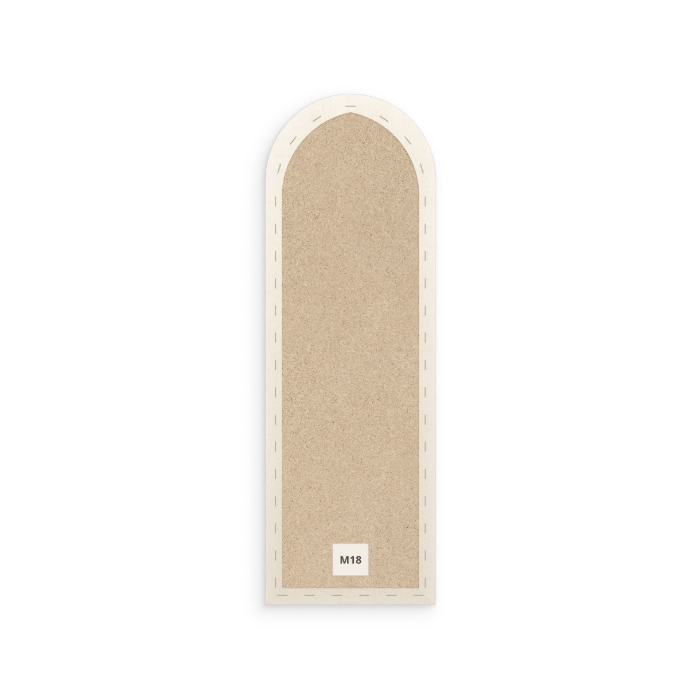 Polsterpaneel Magic Velvet Cremefarben 20 cm